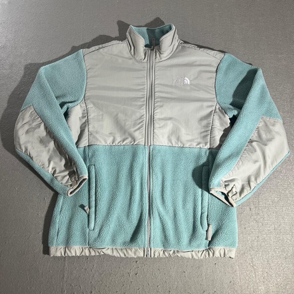 The North Face Women’s XL Aqua Gray Polartec Fleece Jacket